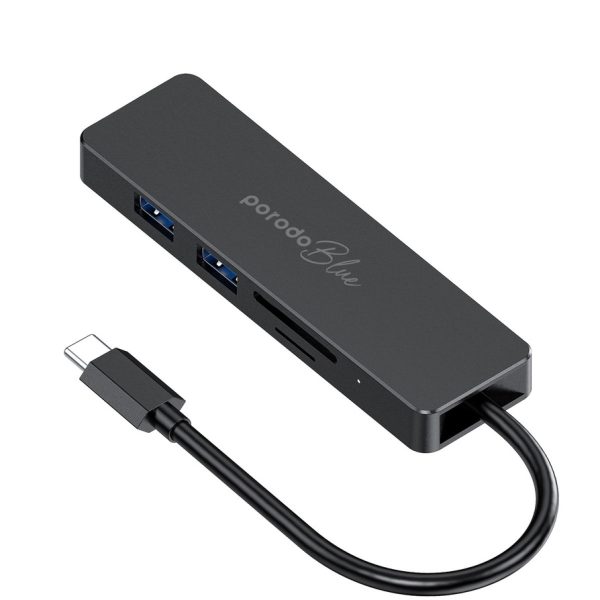 porodo Blue 5port- USB-C Hub