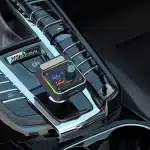 شارژر فندکی و پخش کننده بلوتوث پرودو Porodo Quick-Charge FM Car Charger ( Dual USB-C & USB-A )