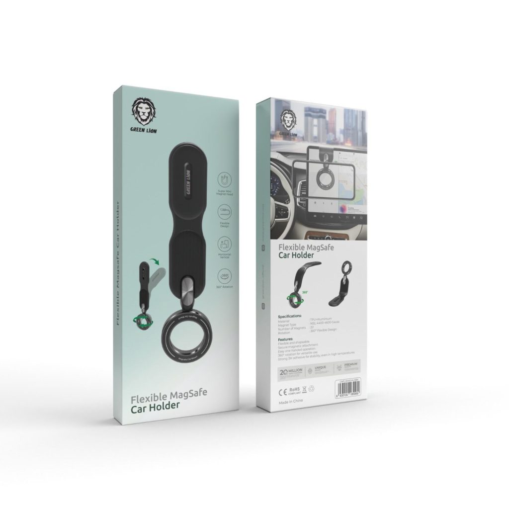 نگهدارنده مگ سیف دار ماشین فلکسیبل گرین لاین Green Flexible Magsafe Car Holder