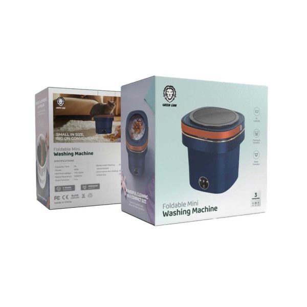 Green Lion Foldable Mini Washing Machine 9L 60W Blue 1