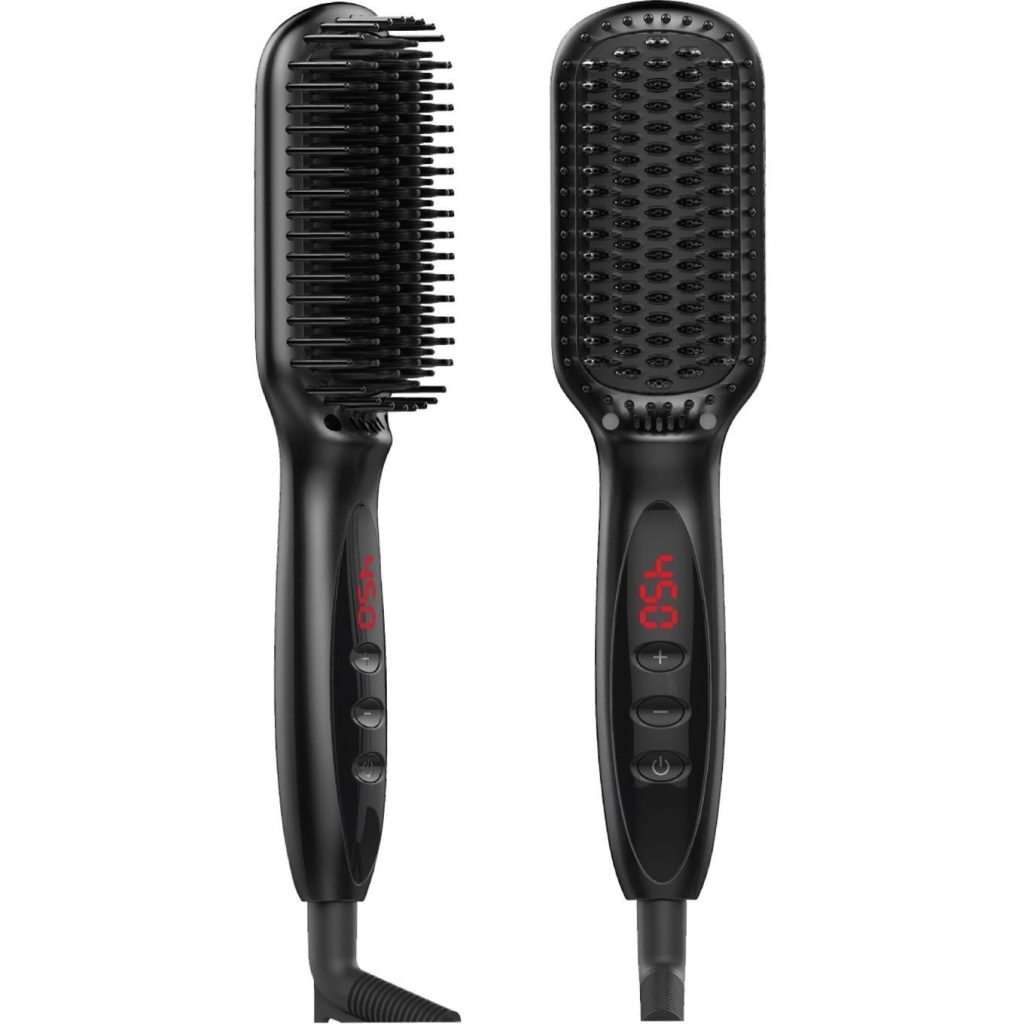 Green Lion Hair Beard Straightener Comb 3