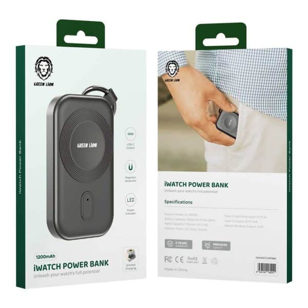 Green Lion IWatch Powerbank Black 3