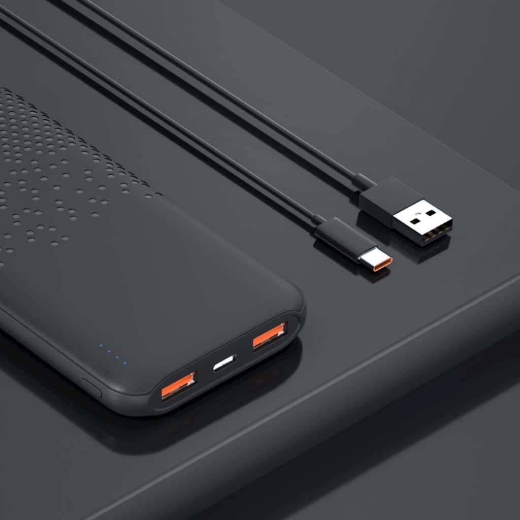 Green Lion Rome 10000mAh Power Bank Black 2