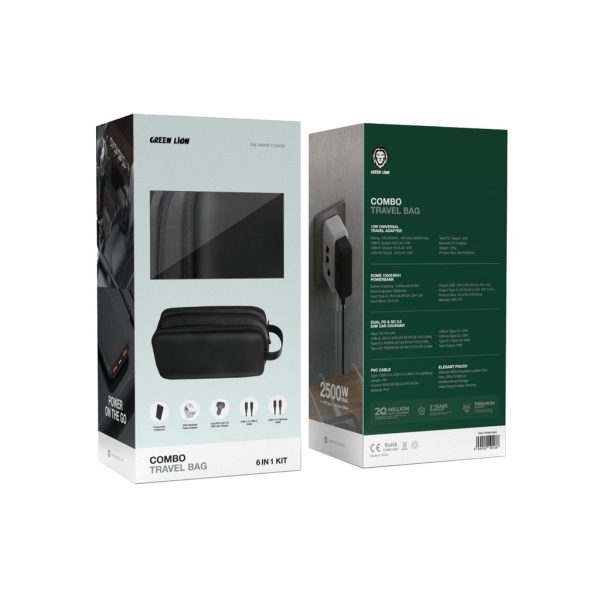 Green Lion Combo Travel Bag 6 IN 1 KIT Black 5