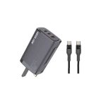 شارژر دیواری گرین لاین مدل Green Lion PD+PD+QC 3.0 Gallium Nitride 65W