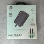 قیمت شارژر دیواری گرین لاین مدل Green Lion PD+PD+QC 3.0 Gallium Nitride 65W