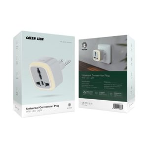 مبدل برق یونیورسال گرین لاین مدل Green Lion Universal Conversion Plug