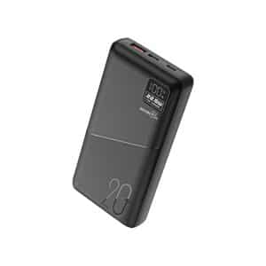 Porodo Blue Quick Power Bank 20000 MAH ، 20W تحویل برق ، خروجی USB-A و USB-C ، صفحه نمایش