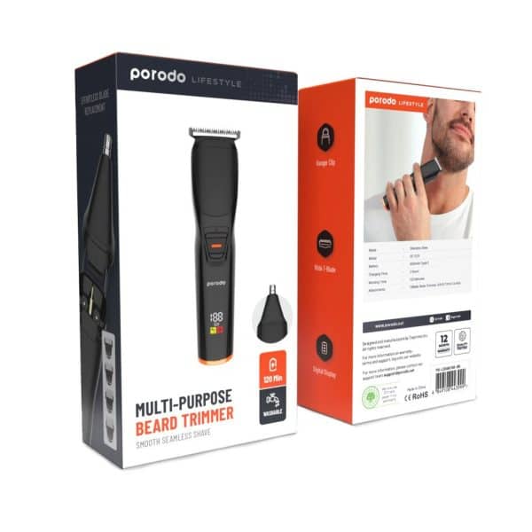 Porodo Lifestyle Multi purpose Beard Trimmer And Smooth Seamless Shave