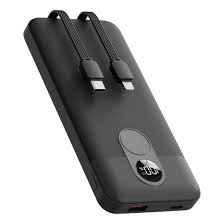 پاوربانک Porodo 10000mAh با کابل C و Lightning و نمایشگر دیجیتالی