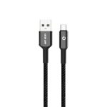 کابل شارژ و انتقال داده USB-A به USB-C گرین لاین (۱ متر) 2 GNBRUA2UCBK Green Lion USB A to USB C Braided Cable Black