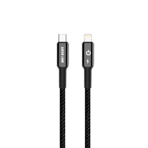 کابل بافته‌شده USB-C به لایتنینگ گرین لاین