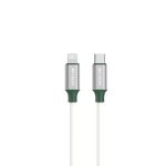 کابل Green Lion PVC USB-C to Lightning Wide Cable 1M PD 20W 4 GNCWCLTG1MWH Green Lion PVC USB C to Lightning Wide Cable 1M PD 20W White