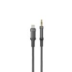 کابل Green Lion Lightning to AUX Braided Cable 1M 2 GNLTAUXCBK Green Lion Lightning to AUX Braided Cable 1M Black