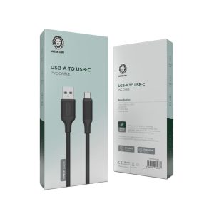 کابل Green Lion USB-A to USB-C PVC Cable 1M 2.4A