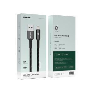 کابل Green Lion USB-A to Lightning Braided Cable