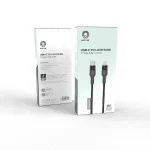 کابل شارژ و انتقال داده USB-C به Lightning گرین لاین 2 Green Lion USB C To Lightning Charging Sync Cable 1M PD 20W BlackGreen Lion USB C To Lightning Charging Sync Cable 1M PD 20W Black