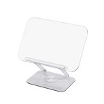 پایه تبلت شفاف پرودو با قابلیت چرخش ۳۶۰٪ و تنظیم زاویه 2 PD TRN360S WH Porodo Transparent 360 Rotatable and Angle Adjustable Tablet Stand White