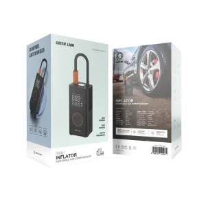 پمپ باد شارژی GL-A3 گرین لاین Green Lion GL-A3 Tire Inflator GNGLA3TINFBK