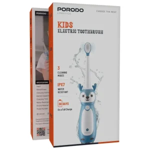 مسواک برقی کودک Porodo با سه حالت شست و شو |  Porodo Lifestyle 350mAh Kids Electric Toothbrush with 3 Cleaning modes